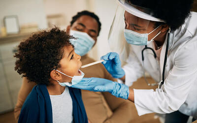 Nurse Practitioner working in healthcare setting