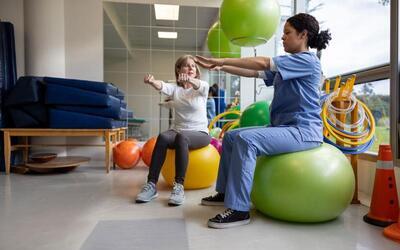 Occupational Therapist working in healthcare setting